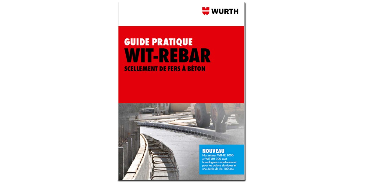 Télécharger le Guide pratique scellement d'armature WIT-REBAR