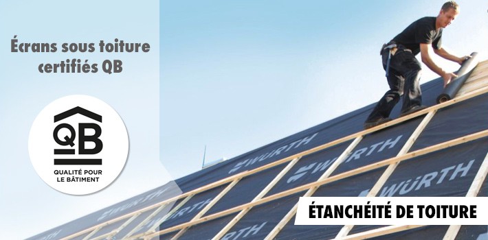 Membrane de toit vendu au mètre HaGa® Bande de toiture de 1,5 m de large - Bande de sous-toiture Isolation thermique. Toit Ouverte à la diffusion 