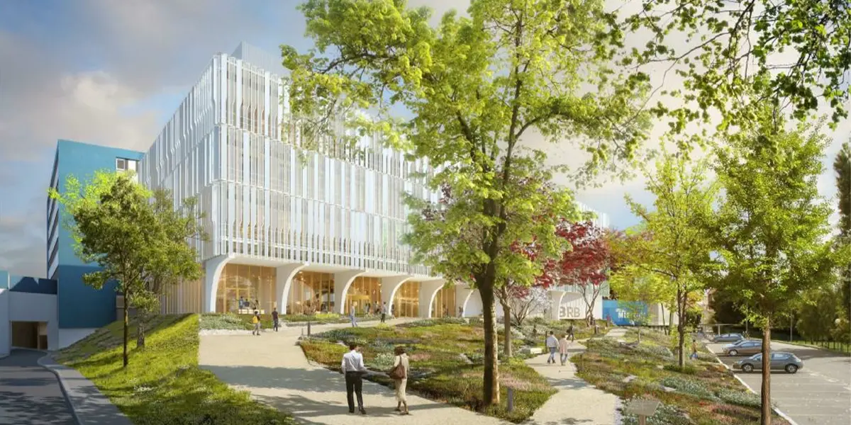 BRB de Créteil : Fixation de lames brise vue