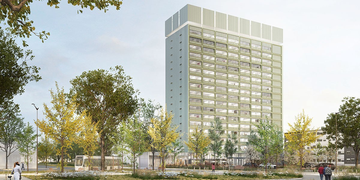 EIFFAGE CONSTRUCTION, réhabilitation de 128 logements au Havre.