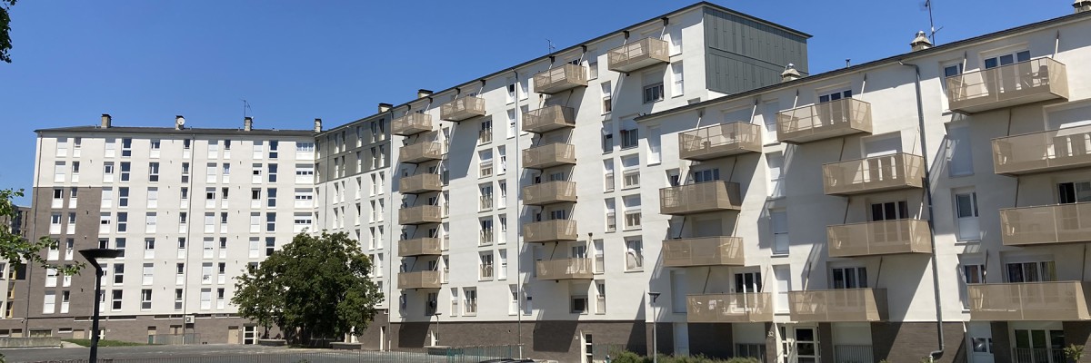 Magazin Teaser GTM HALLE, réhabilitation de 105 logements à Reims. GTM HALLE, réhabilitation de 105 logements à Reims.