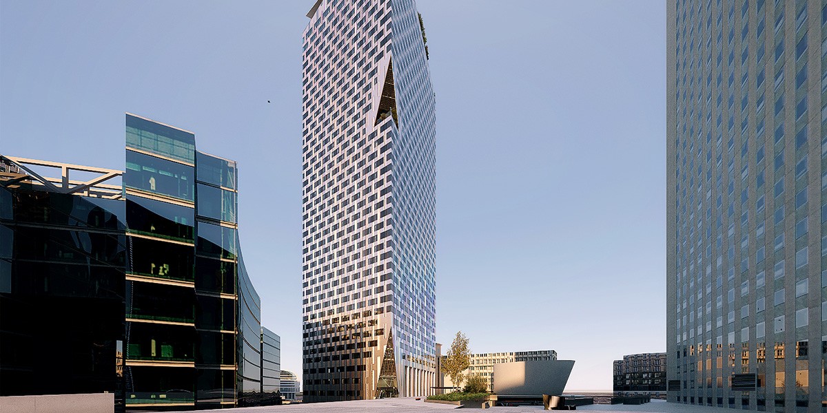 Référence chantier : TOUR HOPEN : L’entreprise GOYER transforme la façade de la tour ADRIA